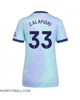 Billige Fotballdrakt Arsenal Riccardo Calafiori #33 Replika Tredjedrakt Dame 2024-25 Kortermet
